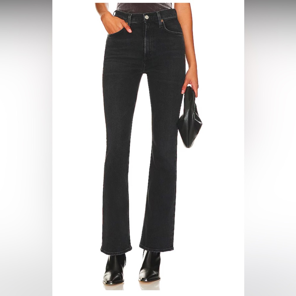NWT Agolde Nico Boot High Rose slim bootcut jeans. Size 26